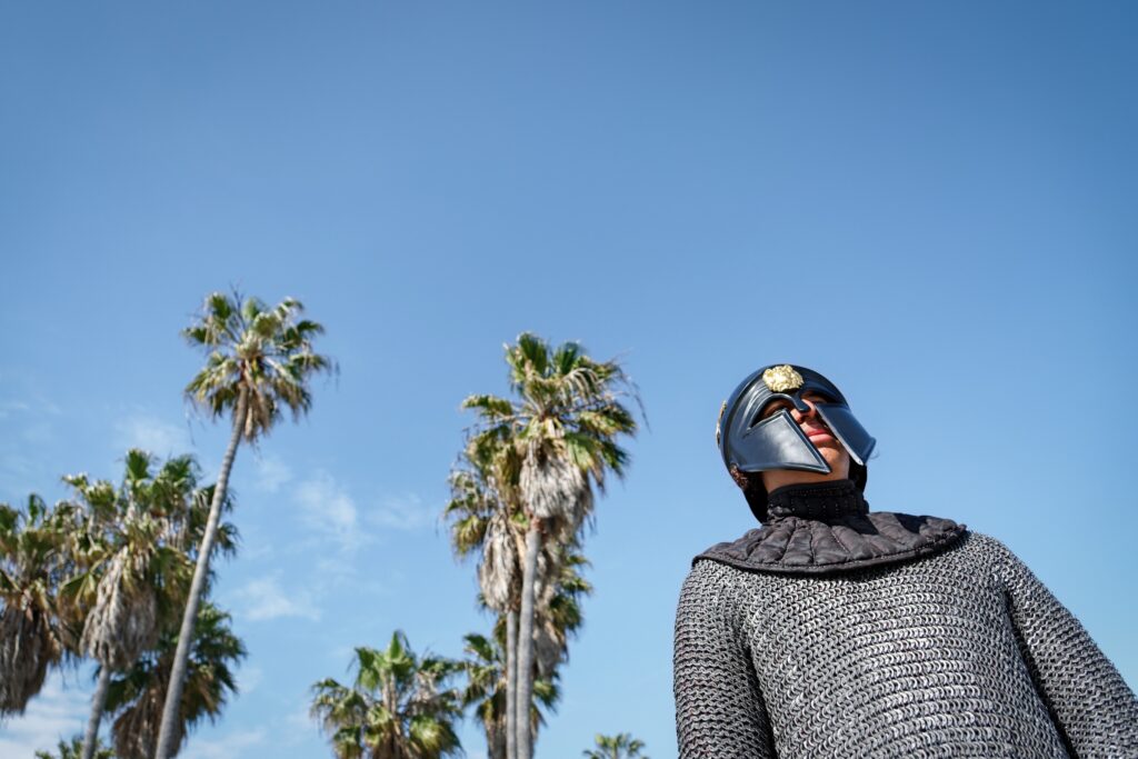Singa outdoors in Los Angeles